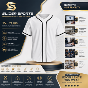 Maillot de baseball bleu marine pour homme, manches courtes, boutons sur le devant, tissu respirant en polyester, vêtements de sport, coupe classique, toutes saisons - Product Image 6