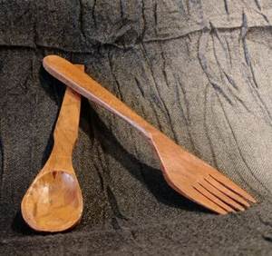 Ensemble de saladiers en bois faits à la main, légers, ustensiles de cuisine, vaisselle, couverts, ensemble de saladiers pour mélanger les salades au meilleur prix - Product Image 1