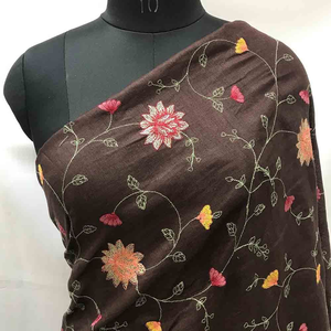 Tela de Algodón y Lino Premium, Ligera, Tejida, Dobby, Opaca, 100GSM, Bordada, Personalizada, Geotextil, Moda Europea - Product Image 2