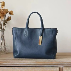 <b>Womens</b> Genuine Leather Tote <b>Bag</b> Zipper Closure Custom Branding Adjustable Shoulder Strap Soft Handles <b>Gym</b> Use Everyday Handbag - Product Image 3