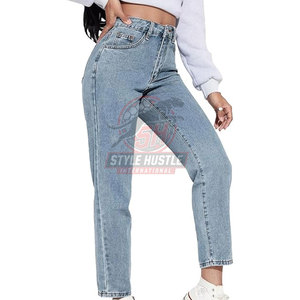 Pantalones Vaqueros para Mujer, Diseño Personalizado, Transpirables, Ecológicos, Diseño Único, Pantalones Vaqueros Más Vendidos al Por Mayor - Product Image 4