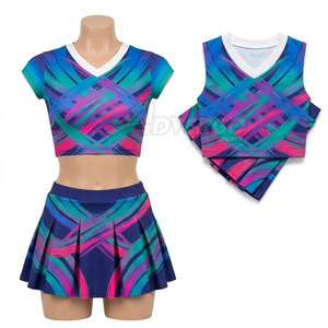 Uniforme de Animadoras Personalizado de Primera Calidad para Uso en Exteriores, Uniforme de Animadoras de Venta Caliente - Product Image 3