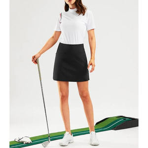 Wholesale Hot Sale Womens Skirts <b>Mini</b> Pleated Skirt High Waist Leather Genuine Sheepskin Skirt For Women Quick Dry Golf Skirt - Product Image 3