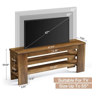 Mobile TV Elegante e Decorativo con Vetrina e Supporto per Display - Product Image 6