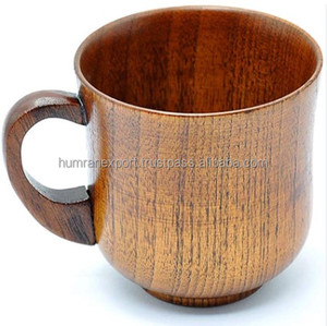 Tasse en bois classique écologique de la meilleure qualité avec un vernis brillant personnalisé pour les cadeaux d'affaires - Product Image 3