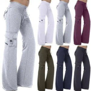 Cotton-Polyester Breathable Jogger-Pant With Plus-Size Fashion Full-Length Casual Sports Pants Slimmed-Fit <b>Trousers</b> For Women - Product Image 2