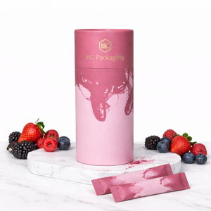 Boîte cylindrique pour fruits, boîte en tube de papier, boîte en papier biodégradable, emballage personnalisé en forme de cylindre - Product Image 1