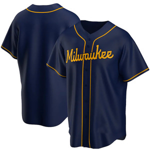 Maillot de baseball personnalisé avec logo, manches courtes pour homme, fermeture boutonnée, broderie, tissu respirant. - Product Image 1