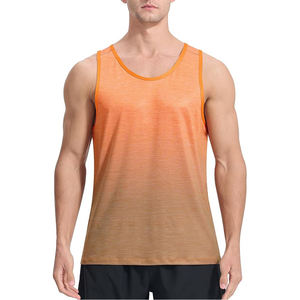 Custom Men Plus Size Casual Wear Breathable Quick Dry Anti-Pilling 100% Cotton Gym Fitness <b>Loose</b> Fit Sports <b>Tank</b> <b>Tops</b> - Product Image 6