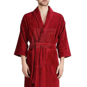 Albornoces para Hombre de Algodón Orgánico Ecológico, Albornoz de Hotel y Spa, Logotipo Personalizado, Fabricante al por Mayor - Product Image 2