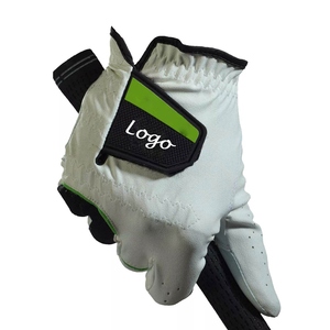 Gant de golf en cuir véritable vert pour droitier, antidérapant, unisexe, protection sportive, fermeture à enfiler, imperméable, séchage rapide, utilisation sur la plage - Product Image 6