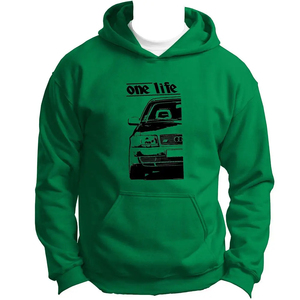 Sudadera con Capucha Personalizada con Parche de Chenille, Bordado de Letra S, Estilo Universitario, Color Blanco, Felpa de Algodón Grueso - Product Image 1