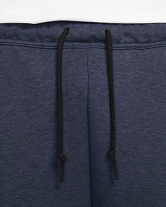 <b>Men's</b> <b>Navy</b> Blue Fleece Street Style Sweatpants Elastic Waist <b>Joggers</b> with Side Pockets Midweight Winter Wear - Product Image 6