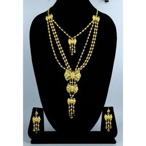 Fashion Jewelry Necklace <b>Set</b> with Earring Jewelry Dubai Luxury Design <b>Wedding</b> Jewelry <b>Sets</b> Wholesale Gold Necklace - Product Image 3