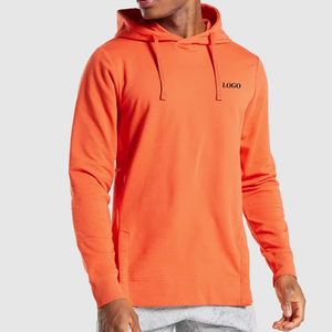 2026 Bright Orange <b>Lightweight</b> <b>Hoodie</b> For Men Premium Casual Pullover Soft Cotton Streetwear Sweatshirt Modern Winter Fashion - Product Image 1