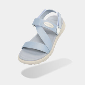 Sandalias Azul Cielo con Tira Giratoria en el Talón, Ligeras, de Secado Rápido, Punta Abierta, Cierre de Velcro, para Todas las Temporadas, Casuales para Mujer, con Tiras Cruzadas - Product Image 1