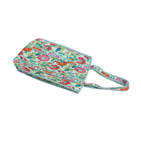 Sac fourre-tout léger en coton matelassé vert, imprimé léopard bohème, fait main, écologique, pour toutes les saisons (printemps, été, automne/hiver), ouverture supérieure
