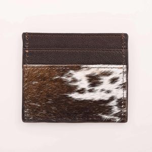 Portefeuille porte-cartes fin en cuir de vachette véritable, blocage RFID, style western cowboy pour homme - Product Image 2