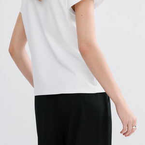 Oversized Design Women Tee Shirt Ladies Relaxed Fit Cotton T Shirt Soft Fabric Trendy And Stylish Design Crew Neck Short Sleeves - Product Image 5