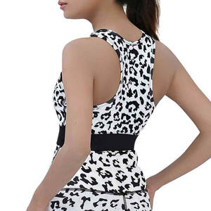 Soutien-gorge de sport pour femme à bretelles réglables, respirant, en Spandex/Nylon, options de logo avant/arrière, service OEM en gros - Product Image 4