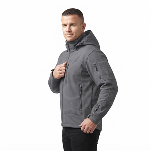 Chaqueta Softshell Táctica Impermeable y Transpirable para Hombre, Personalizada con Logotipo, para Senderismo - Product Image 2