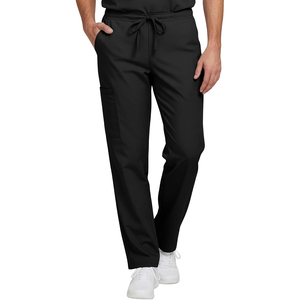 Conjunto de Uniforme Médico Unisex Harry Johnson al por Mayor, Negro, Cuello en V, Algodón y Poliéster, Pantalones con Cordón, Bolsillos en el Pecho - Product Image 6
