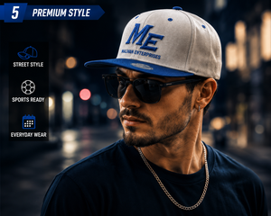 Gorra Snapback 2026 Demanding Malivan Enterprises de 6 Paneles, Ajustable, de Lona de Algodón, Transpirable/Impermeable, Estilo Urbano, Bordada - Product Image 1