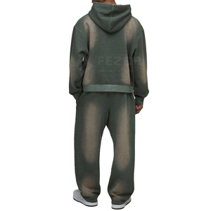 เสื้อฮู้ดทรงปกติสำหรับฤดูหนาว ผ้าฟลีซผสมคอตตอนคุณภาพสูง ปรับแต่งได้ สไตล์สตรีทแวร์ ขายดี - Product Image 3