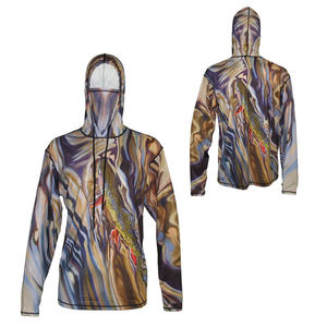 Sudadera con Capucha Estampada OEM, Nueva Llegada, Sudadera Personalizada para Pesca con Mosca y Caza, Protección Solar, en Oferta, Último Diseño, Sudadera para Hombre - Product Image 3