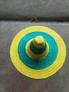 Sombrero Mexicano Unisex Bordado con Hierba Natural para Adultos, Venta al por Mayor, Stock a Granel para Compradores de Artículos de Playa, Fiestas, Verano y Viajes - Product Image 6
