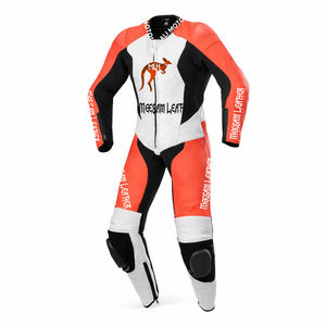 Traje de cuero para motociclismo, traje de cuero resistente para motociclismo, hecho en Pakistán, ropa para motociclismo, traje de carreras Kangaroo, calidad premium. - Product Image 1