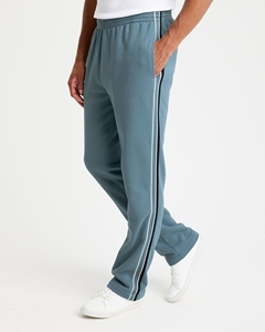 Conjunto Deportivo para Hombre, Chaqueta y Pantalones de Poliéster Negro Cortavientos para Invierno, con Franjas Laterales Blancas y Logotipo Frontal - Product Image 4