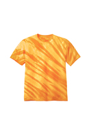 T-shirt en coton 100% respirant pour homme, coupe ample, imprimé tie-dye, design unique, vente chaude, col rond, personnalisable OEM.