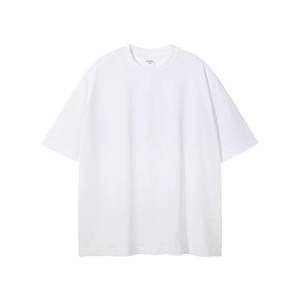 เสื้อยืดโอเวอร์ไซส์โลโก้สั่งทำ สไตล์อเมริกัน ผู้ชาย ลำลอง ผ้าฝ้าย สตรีทแวร์ โรงงานขายส่ง - Product Image 2