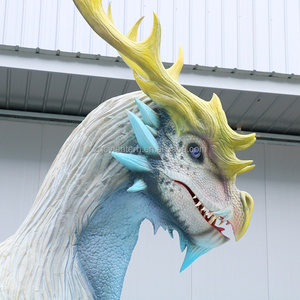 Thần thoại tưởng tượng và hoạt hình triển lãm theo chủ đề animatronic Ice Dragon trung tâm mua sắm Plaza và lối vào - Product Image 2