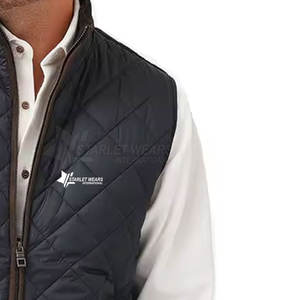 Gilet isolant pour homme en toile respirante, rembourrage doux, coupe confortable pour la randonnée et les tenues décontractées - Product Image 5