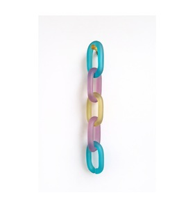 Geometric Design Epoxy Resin Chain Wall <b>Decor</b> Multi Color Handmade Birthday Diwali Wall Hanging Art - Product Image 6