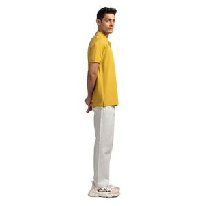 Top vente hommes décontracté Slim Fit Golf pour polo léger à manches courtes couleur unie tricoté tissu pour vêtements de plein air - Product Image 6