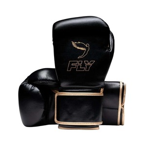Fabrication en usine de gants de boxe sur mesure, 100% cuir véritable, professionnels, à lacets. - Product Image 1