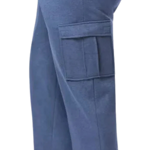 Pantalon cargo en molleton pour homme, coupe droite, taille élastique, jambes droites, pantalon de survêtement décontracté avec plusieurs poches, confortable pour un usage quotidien - Product Image 5