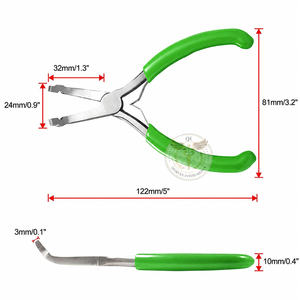 Outils universels pour la fabrication de bijoux DIY Bead Smith, outil de sertissage de fil à trou de 3 mm, pince à sertir les perles en acier inoxydable, perles à sertir pour bijoux - Product Image 3