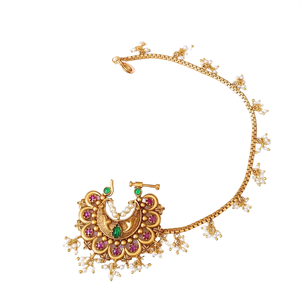 Fashion Body Chain Bridal Nose Ring with Chain - Product Image 2