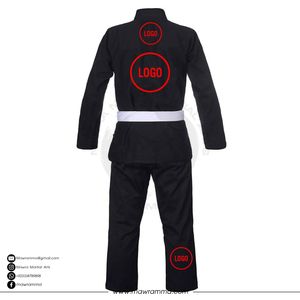 Traje de Jiu Jitsu Brasileño para Adultos y Jóvenes, Ropa Deportiva, Entrenamiento de Combate, Unisex, Poliéster y Algodón, Kimono BJJ GI para Artes Marciales - Product Image 6