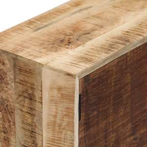 Buffet en bois de manguier massif 46,5"x11,8"x24,4" – Meuble élégant et durable - Product Image 6