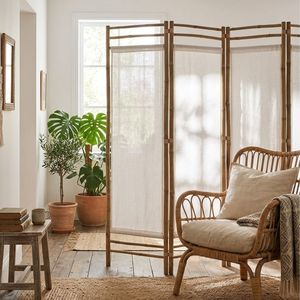 Hot Selling Vietnam Manufacturer Hotel Decor Folding Bamboo Room Divider Wholesale Indoor Movable Wall Partition Screen - Product Image 5