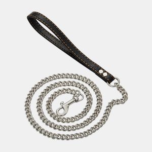 Chaîne en métal torsadée pour chien, conçue pour une robustesse, une durabilité et une prise en main confortable pendant les promenades - Product Image 3