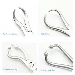 คีมจับยึดกระดูกแบบล็อคตัวเอง คีมยึดแผ่น AO คีมจับยึดแผ่นเหล็กสแตนเลส เครื่องมือผ่าตัด - Product Image 5