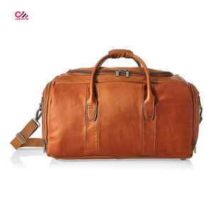 OEM Service Wholesale Best Design Leather Duffle Bags Lightweight Solid Color High Quality Leather Duffle Bags - Product Image 1