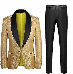 Breathable Plus Size Anti-Wrinkle 100% Polyester Mens Business Wedding <b>Suit</b> Tuxedo Slim Fit 3 <b>Buttons</b> Blazer Coat American Style - Product Image 6