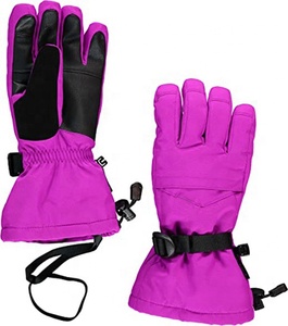 2025 Custom Made Ski <b>Gloves</b> Reflective Design Fleece Lining Full Fingers Outdoor Snow Skiing Snowboarding Winter Accessory - Product Image 4
